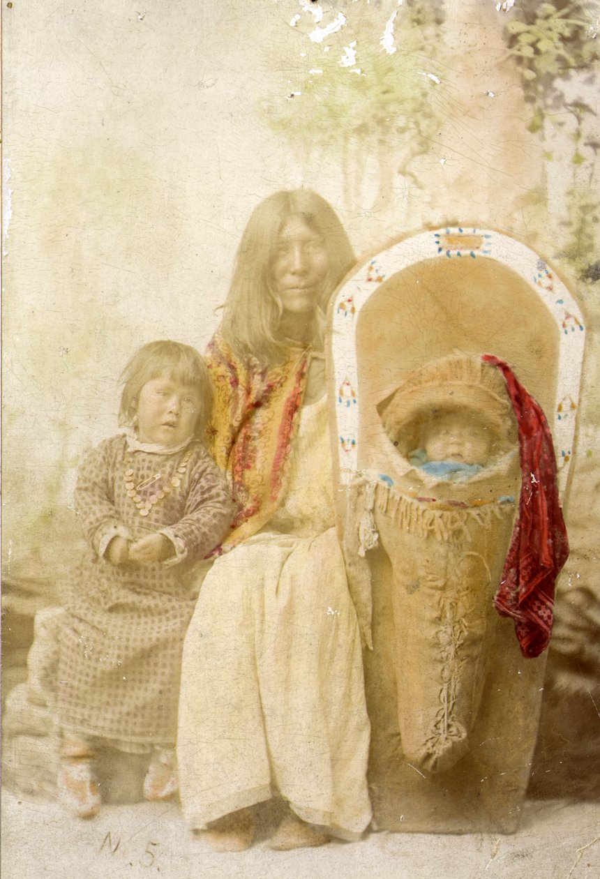 Índios Ute, do sul do Colorado, 1895 de Charles A. Nast