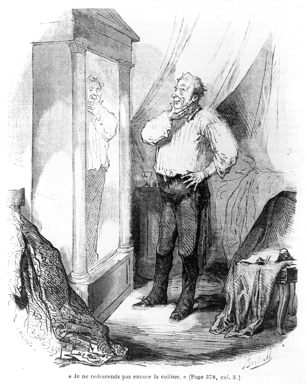 &39;Eu não desço ainda&39; de Charles Albert d Arnoux Bertall
