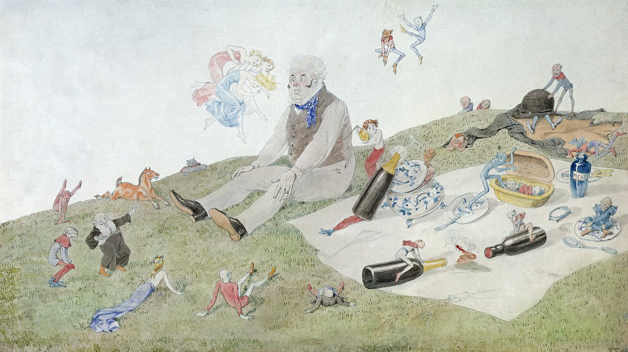 Um piquenique encantado, 1882 de Charles Altamont Doyle