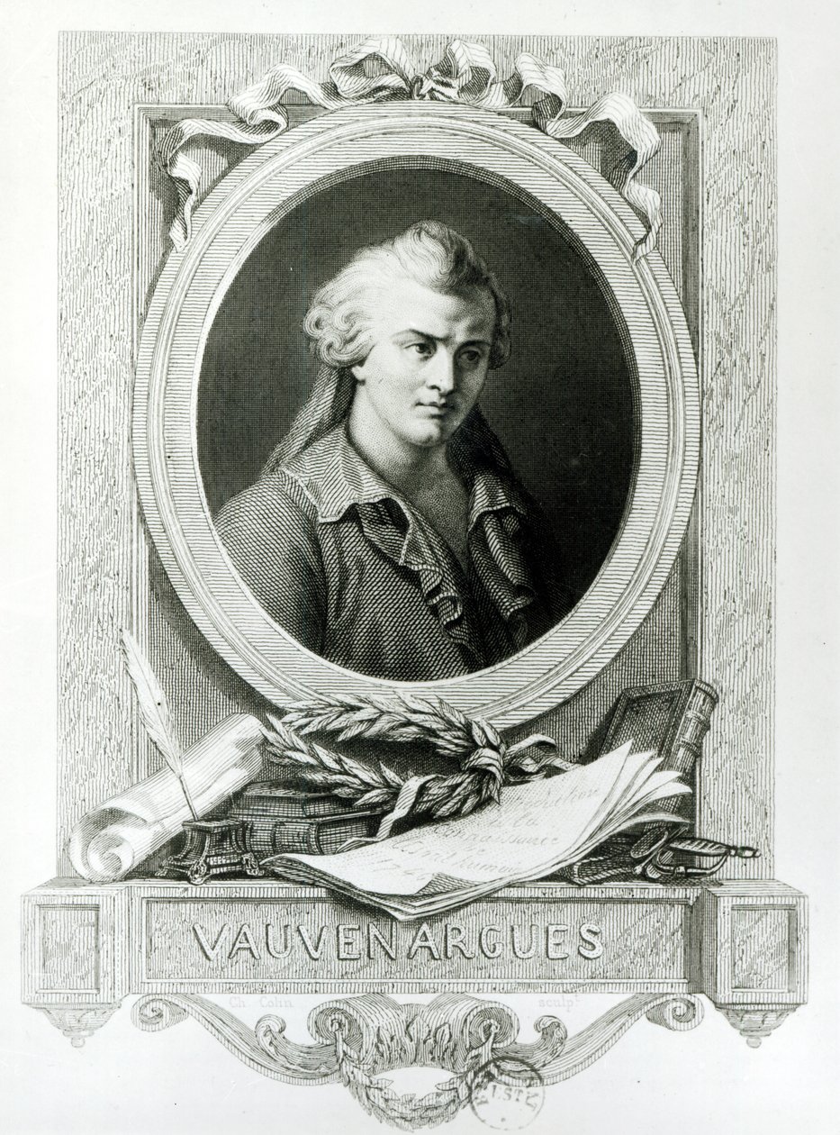Luc de Clapiers (1715-47) Marquês de Vauvenargues de Charles Amedee Colin