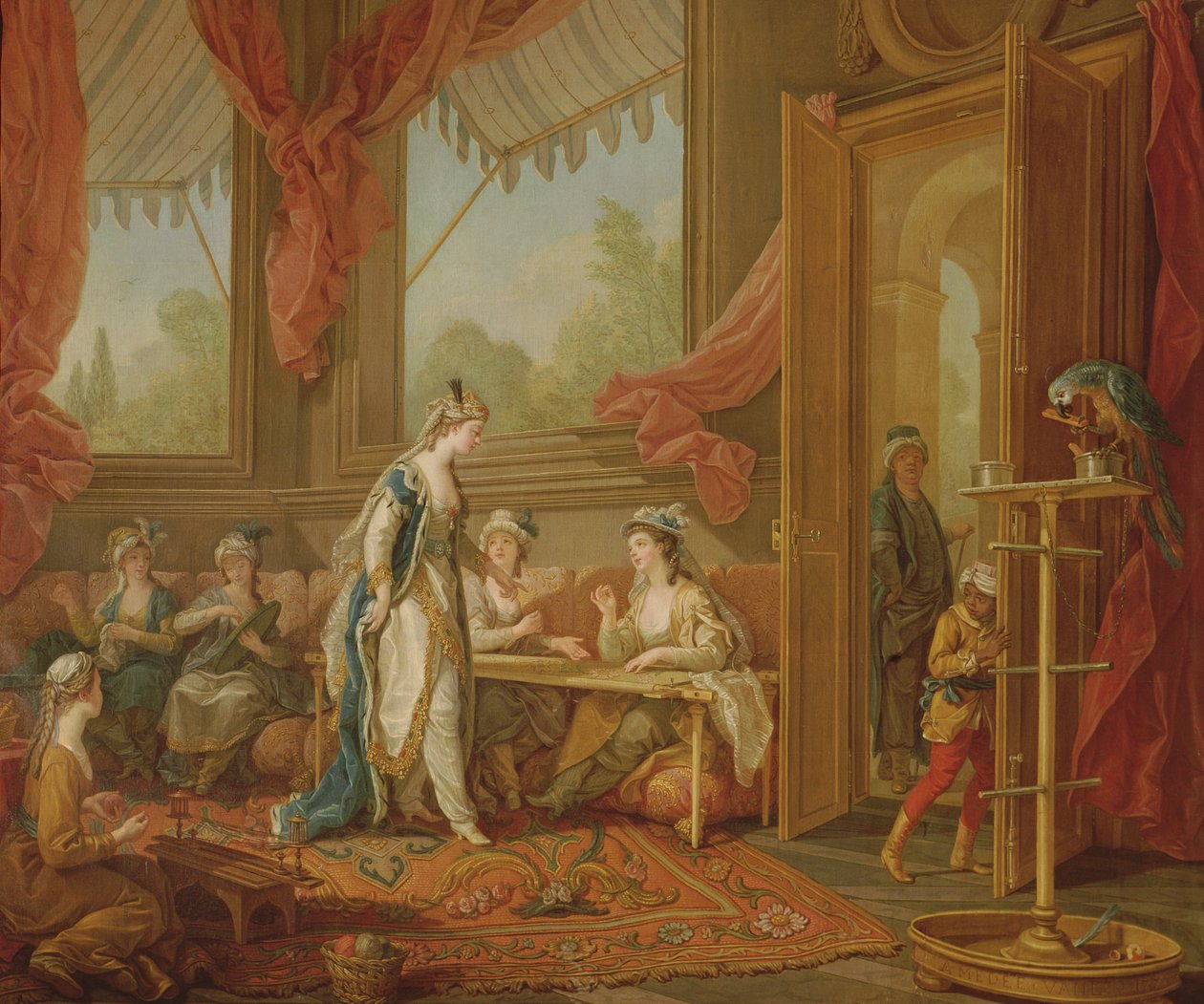 As Tapeçarias Ordenadoras de Sultana das Odalisques de Charles Amedee Philippe van Loo