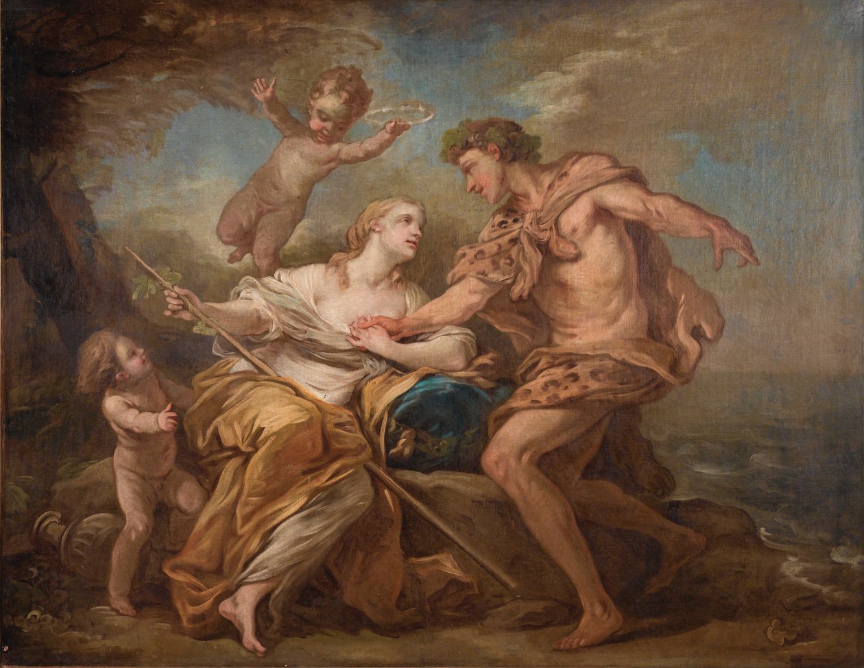 Baco e Ariadne de Charles André van Loo