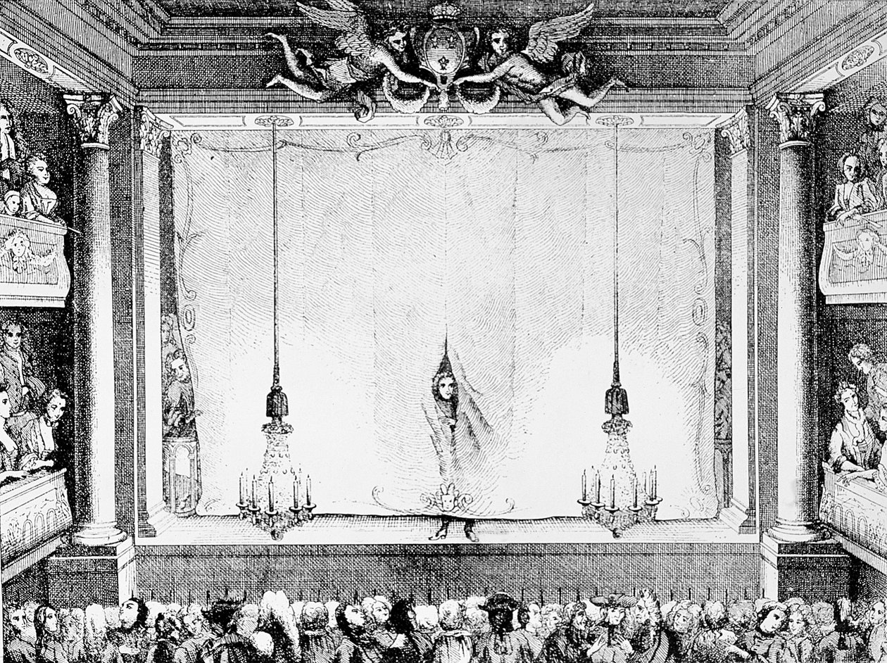 A Comédie Française durante o Tempo de Molière (1622-1673) no Auditorium Palais Royal de Charles Antoine Coypel