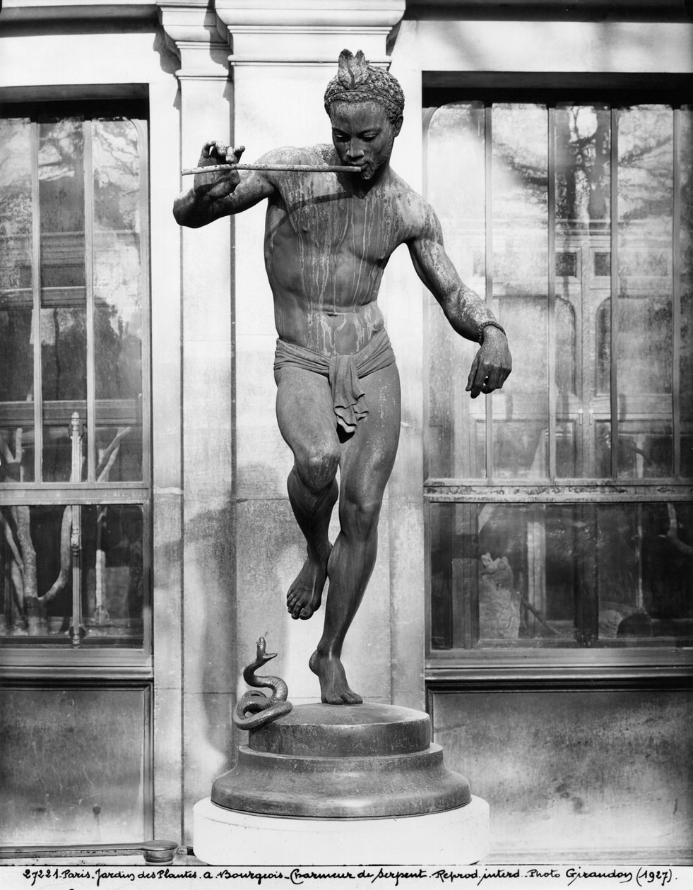 Encantador de serpentes, 1863 (bronze) de Charles Arthur Bourgeois