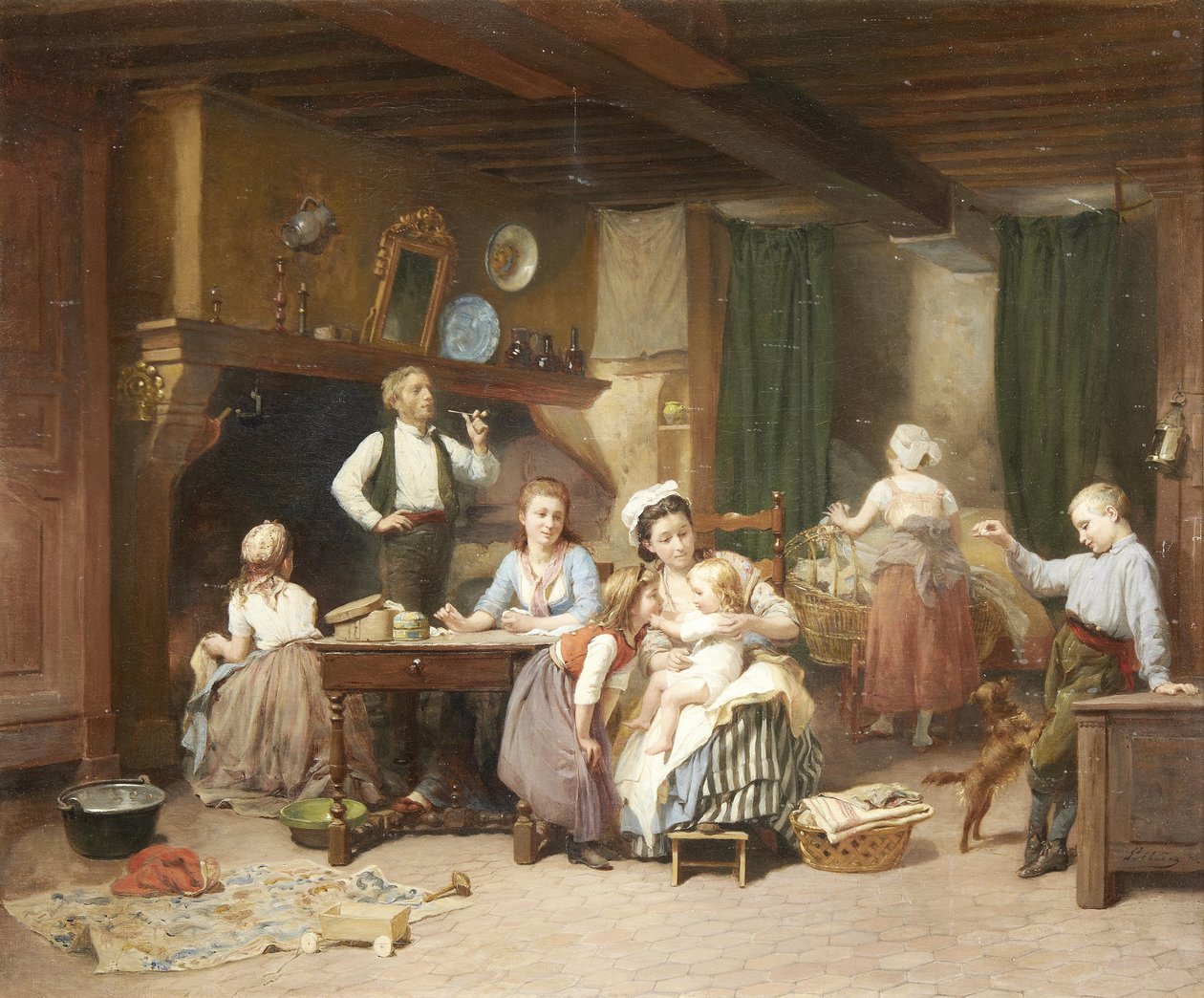 Tempo para a família de Charles Auguste Romain Lobbedez