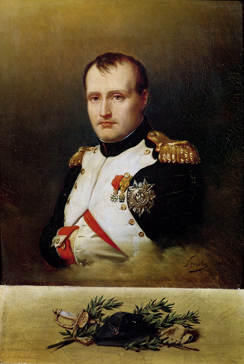 Retrato de Napoleão I (1769-1821) 1812 de Carl von Steuben