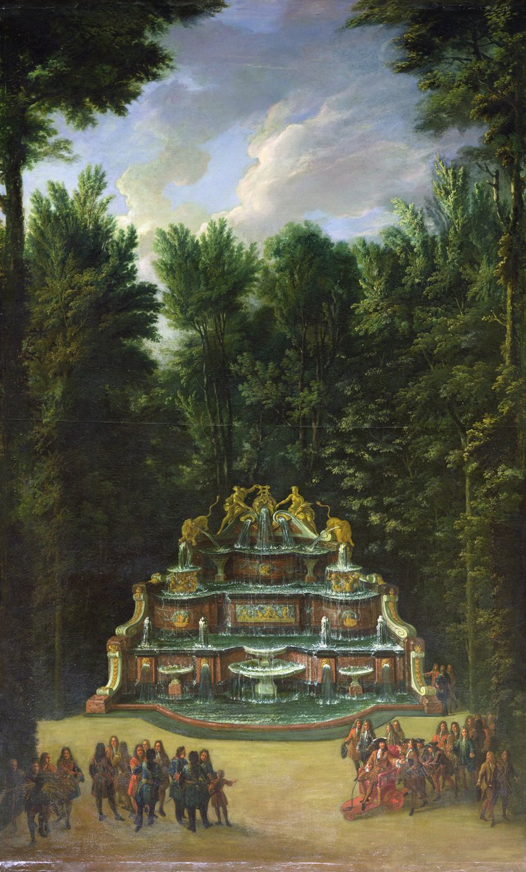 Promenade de Louis XIV (1638 - 1715), Grand Trianon, 1713 de Charles Chastelain