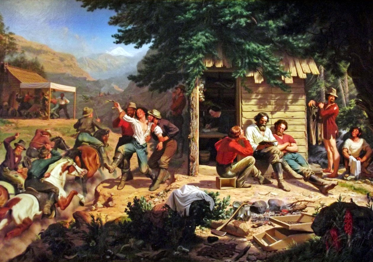 Domingo de manhã nas minas de Charles Christian Nahl