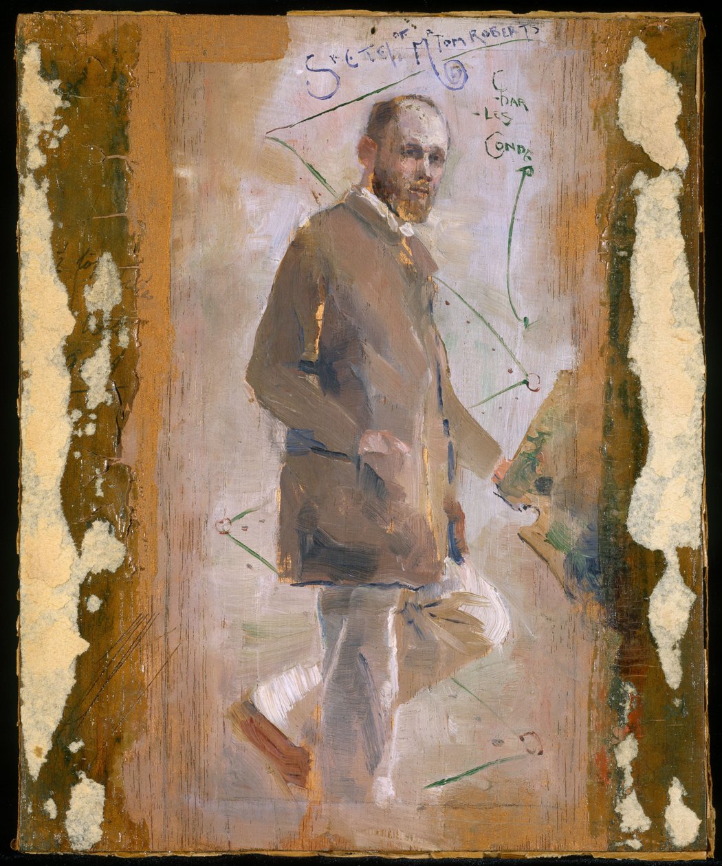 Um impressionista (Tom Roberts) de Charles Edward Conder