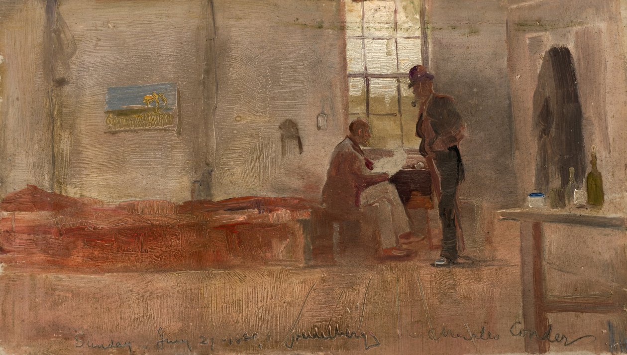 Acampamento dos impressionistas de Charles Edward Conder