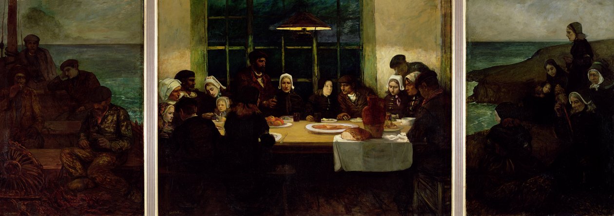 Na terra do mar, 1898 de Charles Cottet