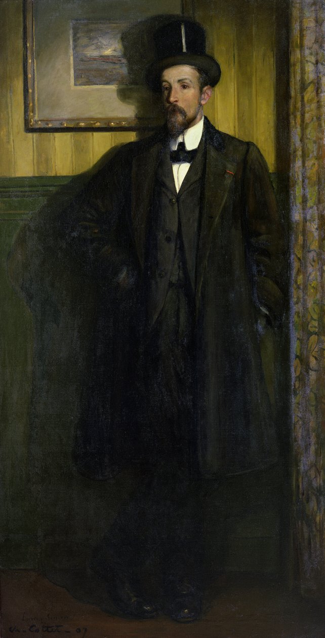 Retrato de Lucien Simon (1864-1945) 1907 de Charles Cottet
