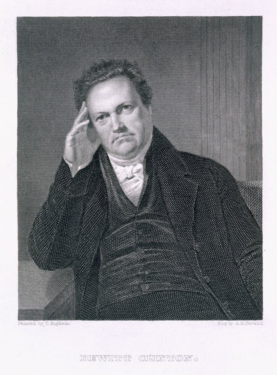 DeWitt Clinton, gravado por Asher Brown Durand (1796-1869) de Charles Cromwell Ingham