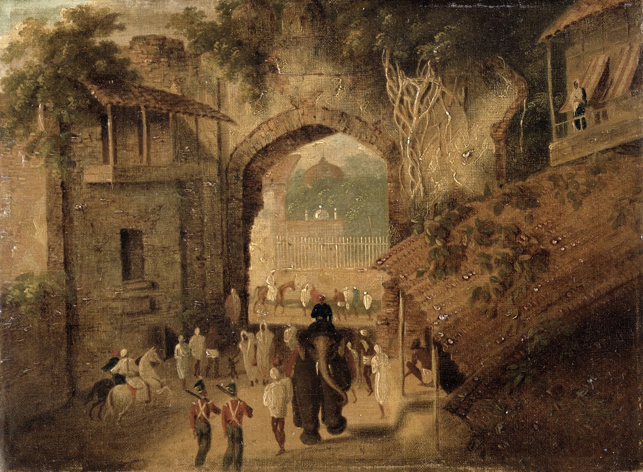 East Gateway, Patna, 1825 de Charles d Oyly