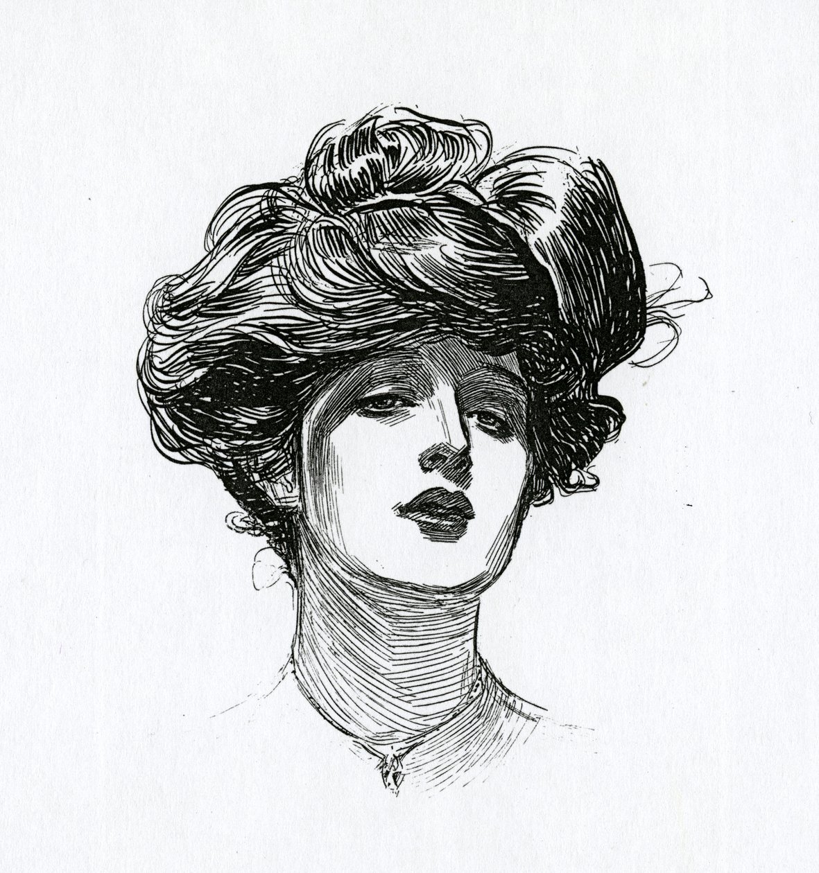 Uma garota Gibson, c.1902 de Charles Dana Gibson