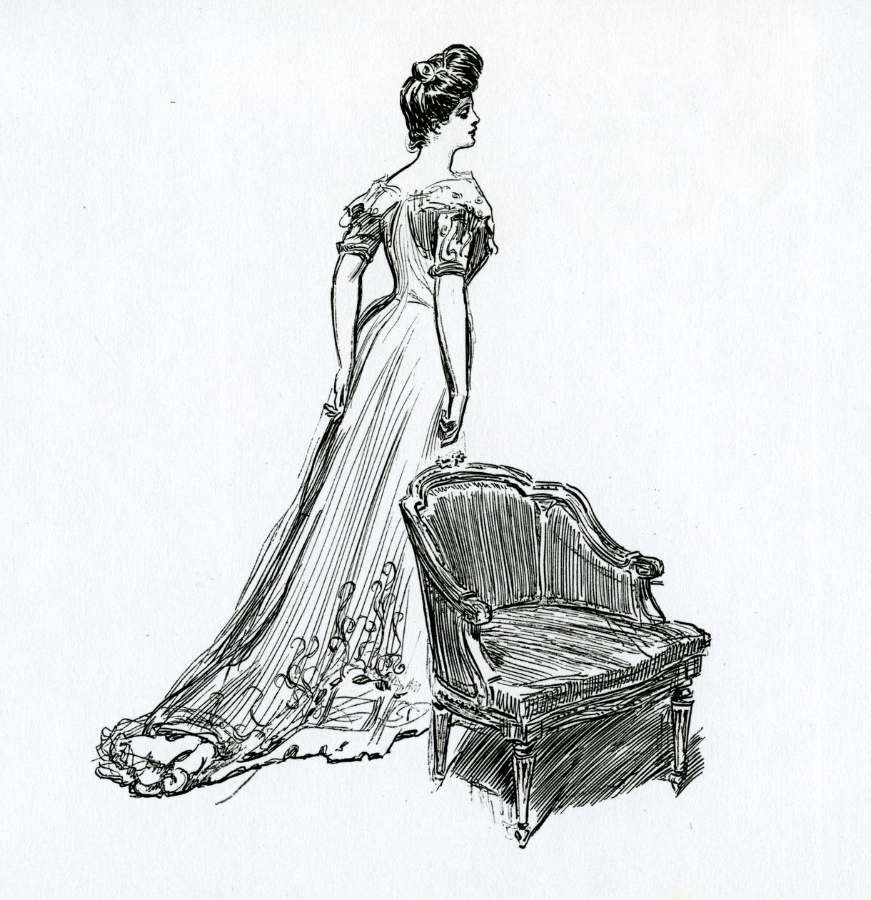Uma garota Gibson, c.1902 de Charles Dana Gibson