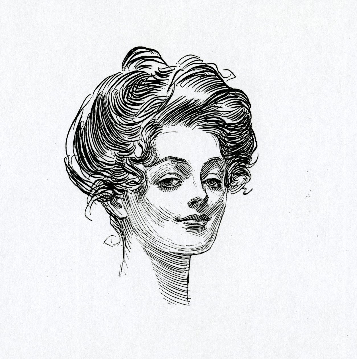 Uma garota Gibson, c.1902 de Charles Dana Gibson