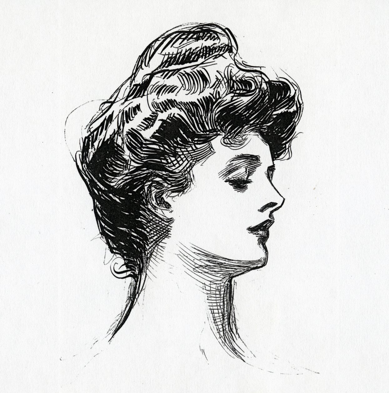 Uma garota Gibson, c.1902 de Charles Dana Gibson