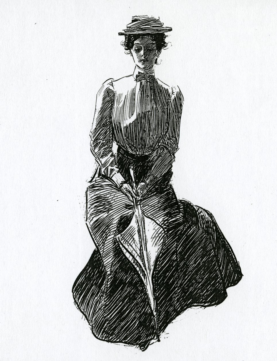 Uma garota Gibson, c.1902 de Charles Dana Gibson