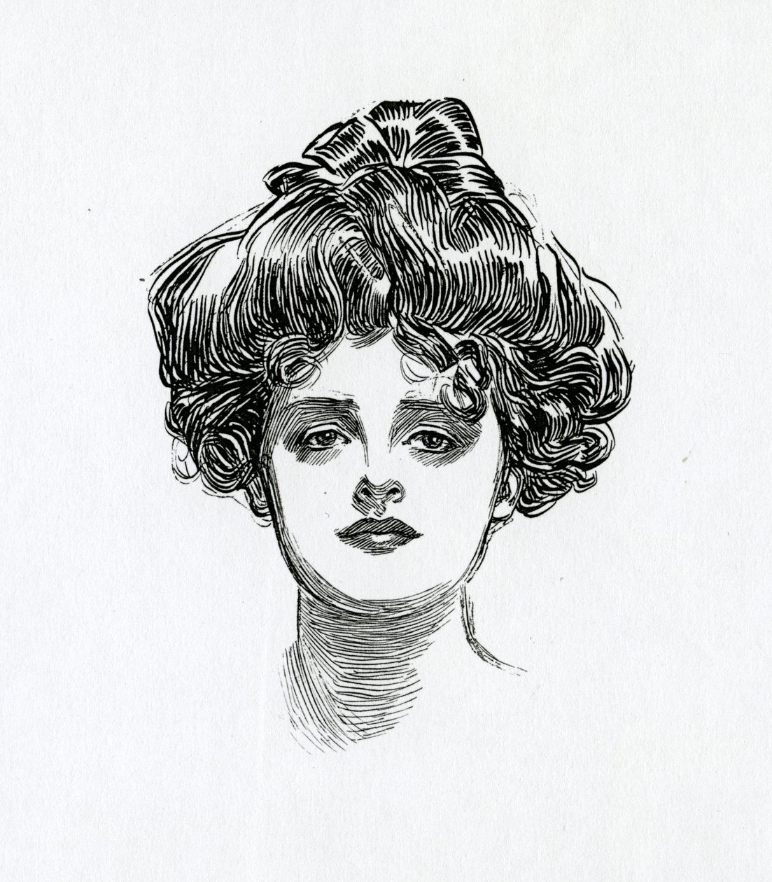 Uma garota Gibson, c.1902 de Charles Dana Gibson