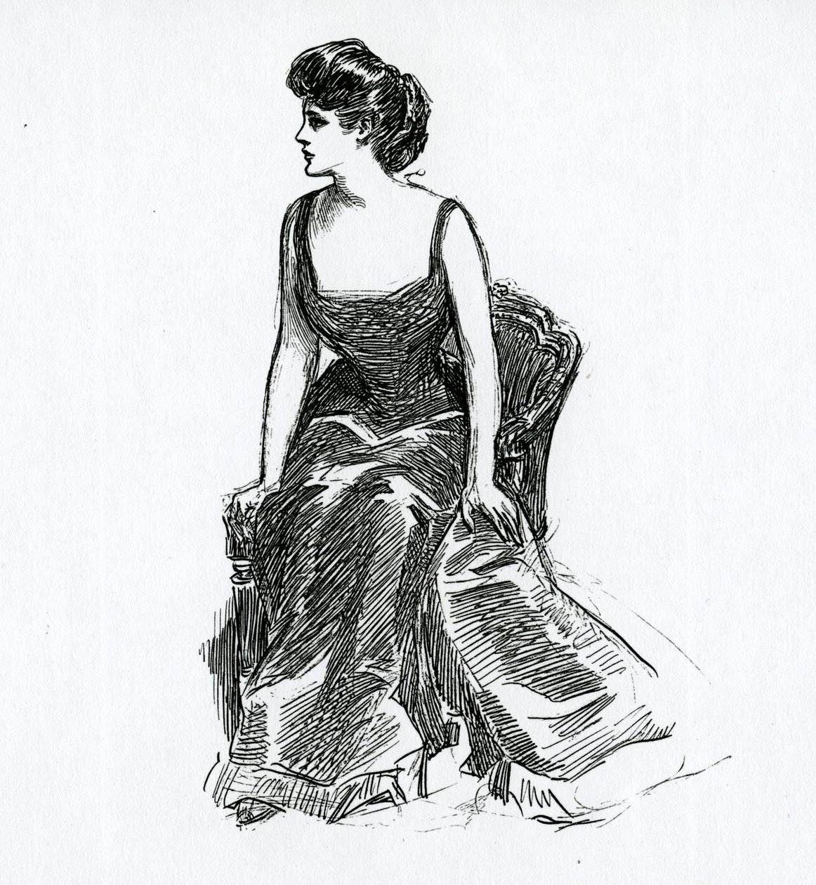 Uma garota Gibson, c.1902 de Charles Dana Gibson