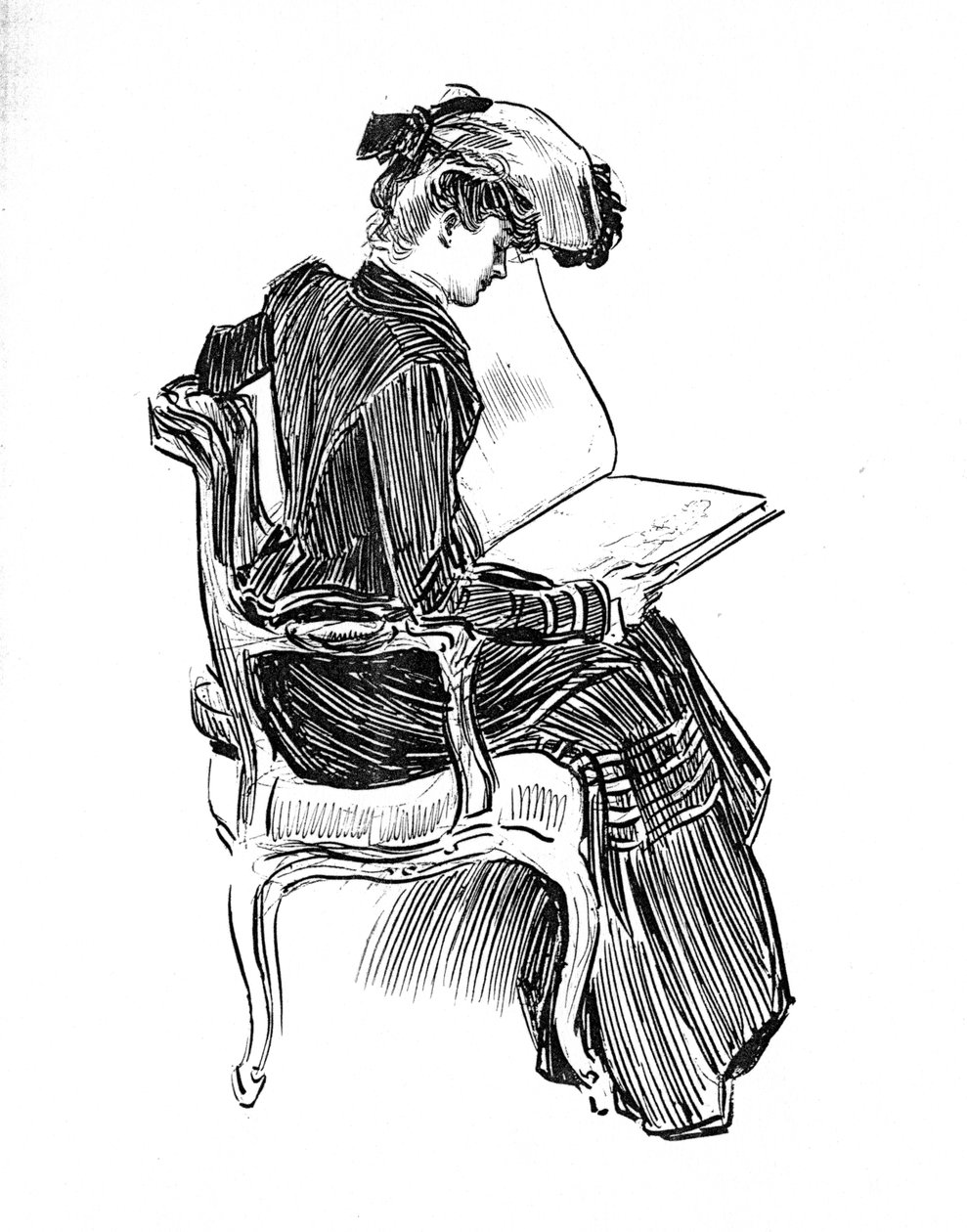 Uma garota Gibson, c.1902 de Charles Dana Gibson