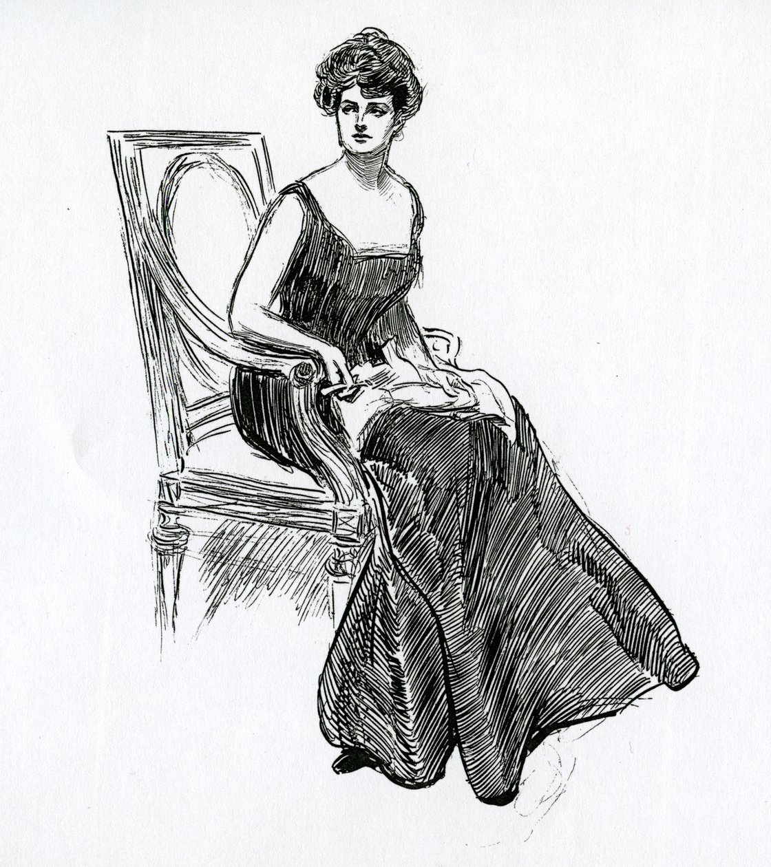 Uma garota Gibson, c.1902 de Charles Dana Gibson