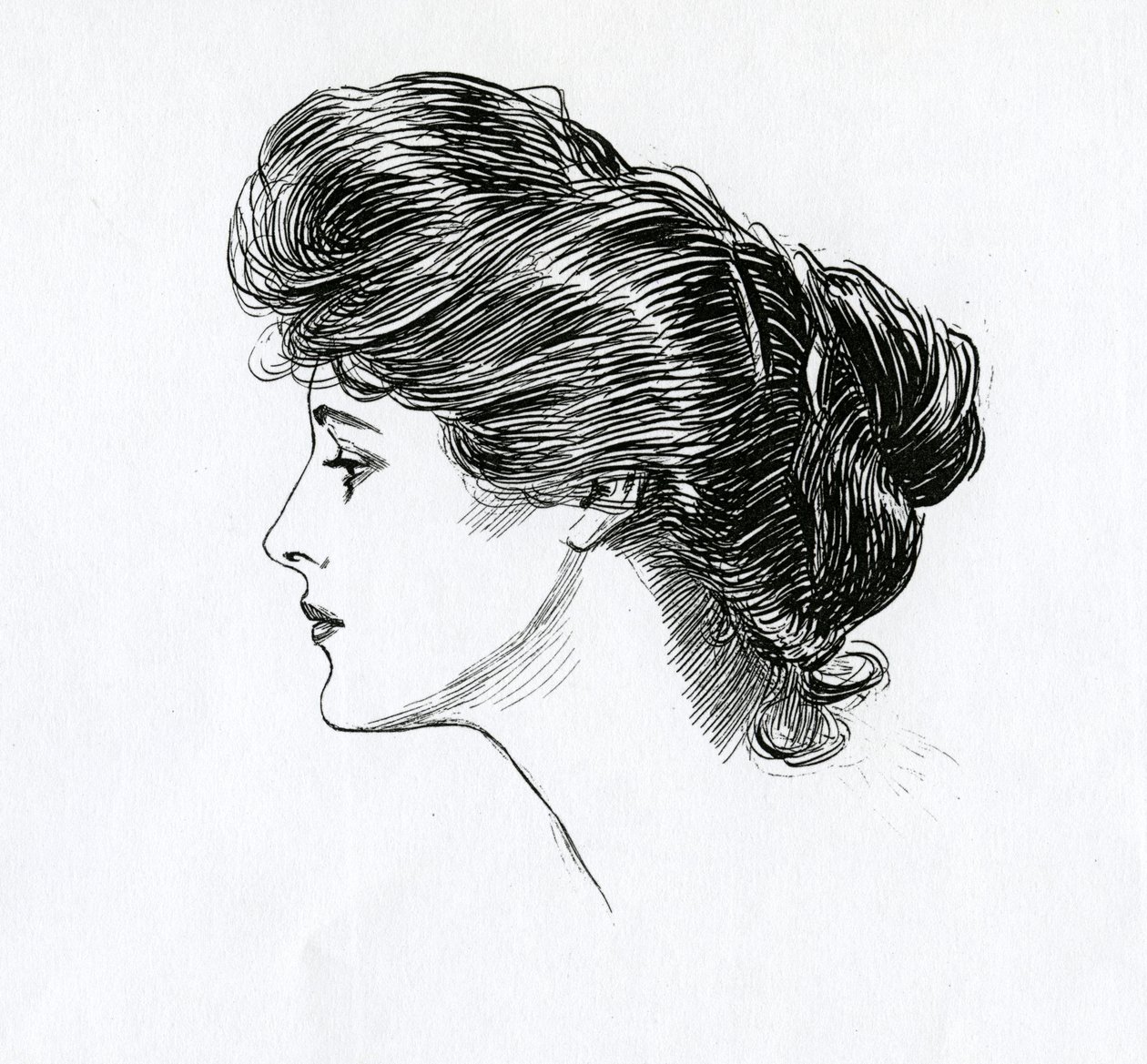 Uma garota Gibson, c.1902 de Charles Dana Gibson