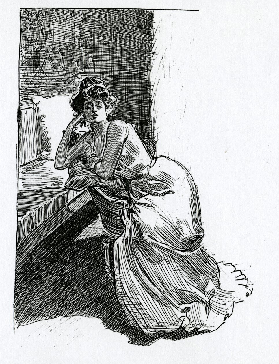 Uma garota Gibson, c.1902 de Charles Dana Gibson