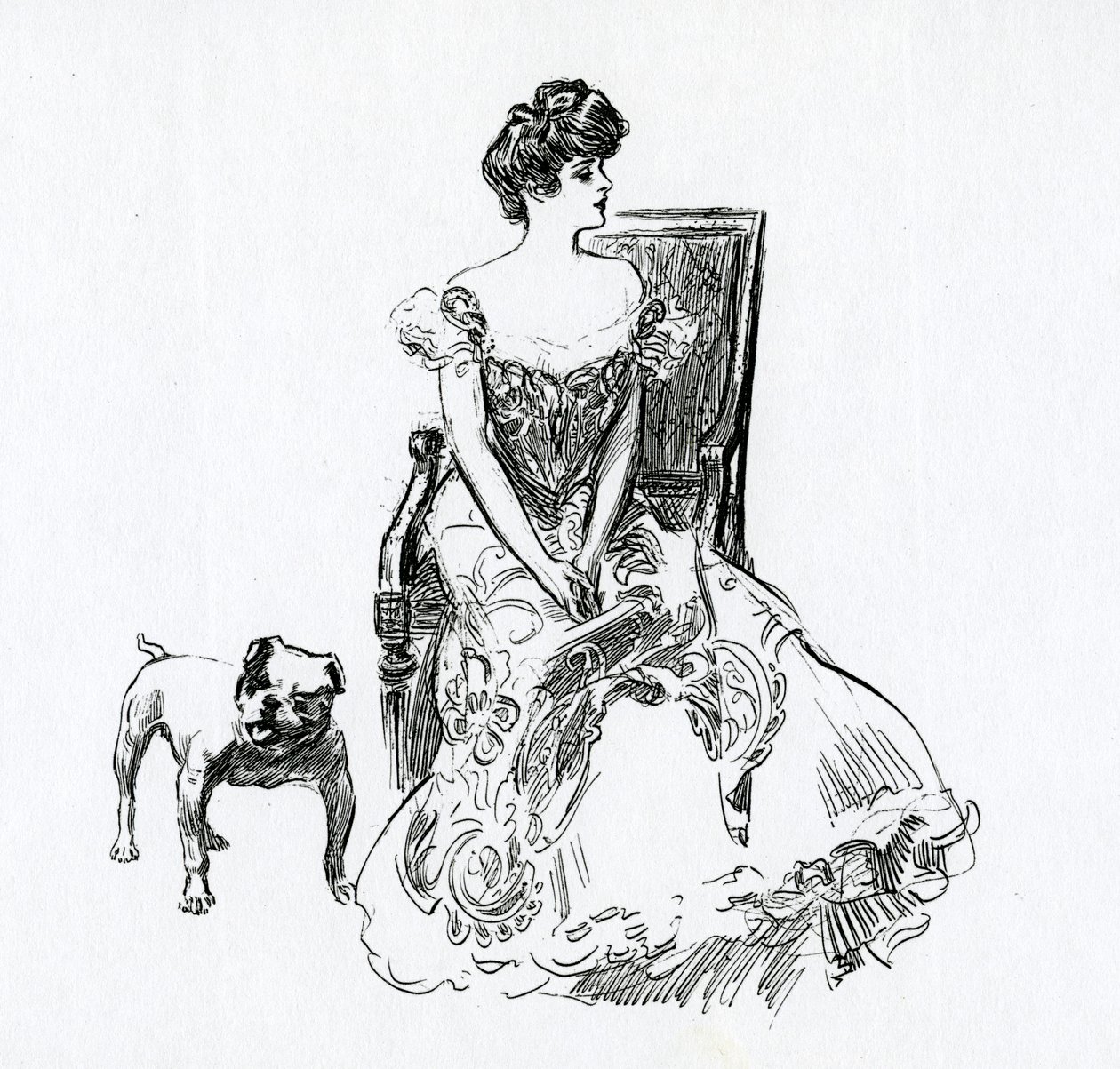 Uma garota Gibson, c.1902 de Charles Dana Gibson