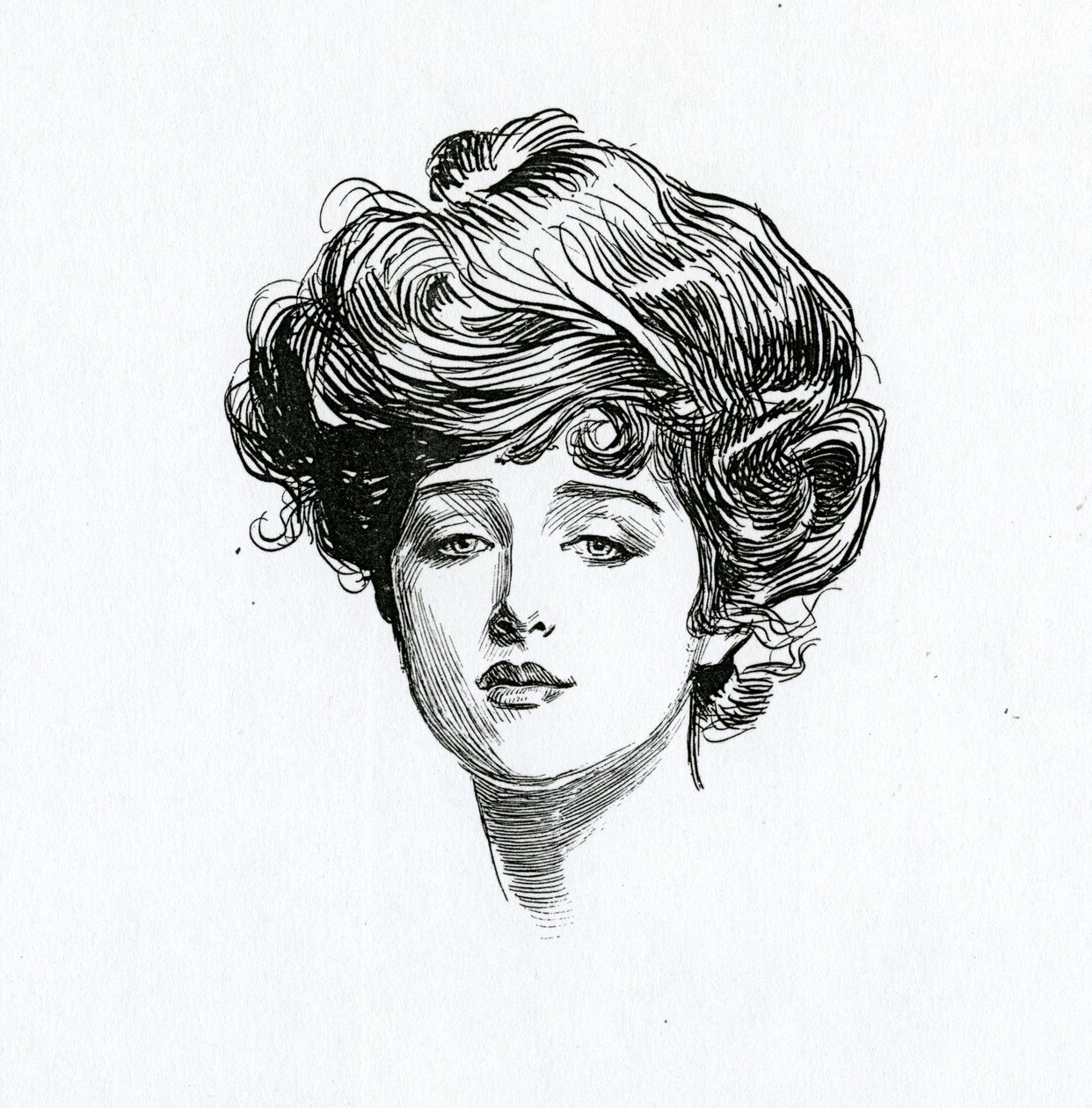 Uma garota Gibson, c.1902 de Charles Dana Gibson