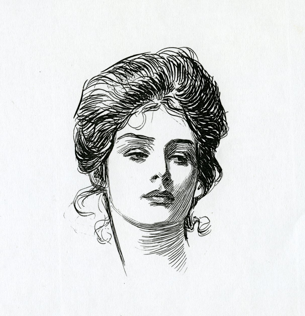 Uma garota Gibson, c.1902 de Charles Dana Gibson