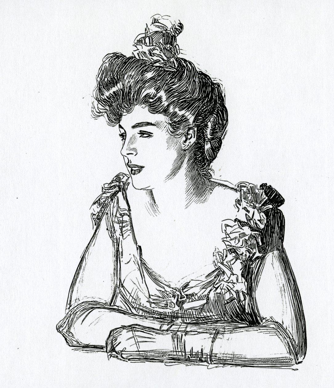 Uma garota Gibson, c.1902 de Charles Dana Gibson