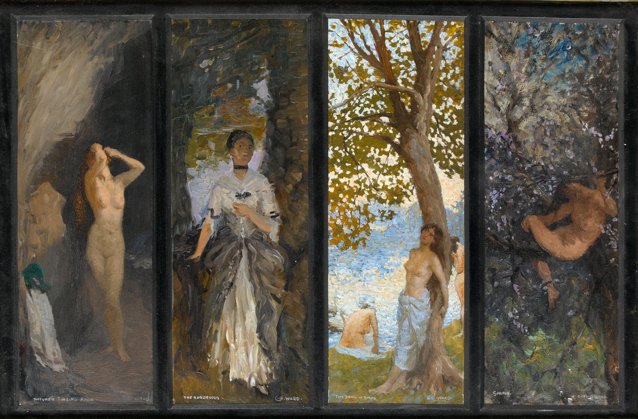Quatro Estudos: Birdsong, Primavera, Rendezvous, Natures Tiring Room de Charles Daniel Ward