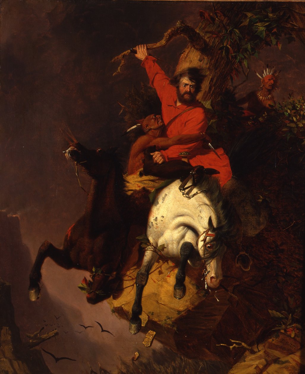 A luta da morte, 1840-45 de Charles Deas