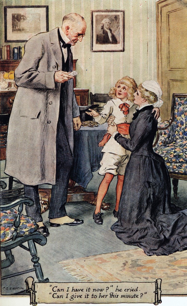 "Posso ter agora", Gritou ele, "Posso dar a ela neste minuto", 1936 de Charles Edmund Brock