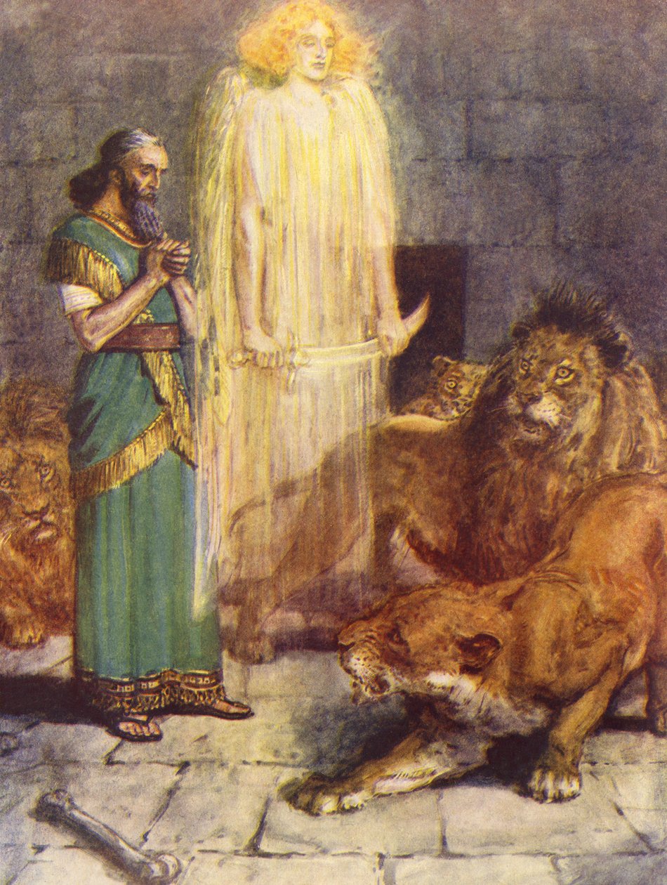 Daniel no leões den de Charles Edmund Brock