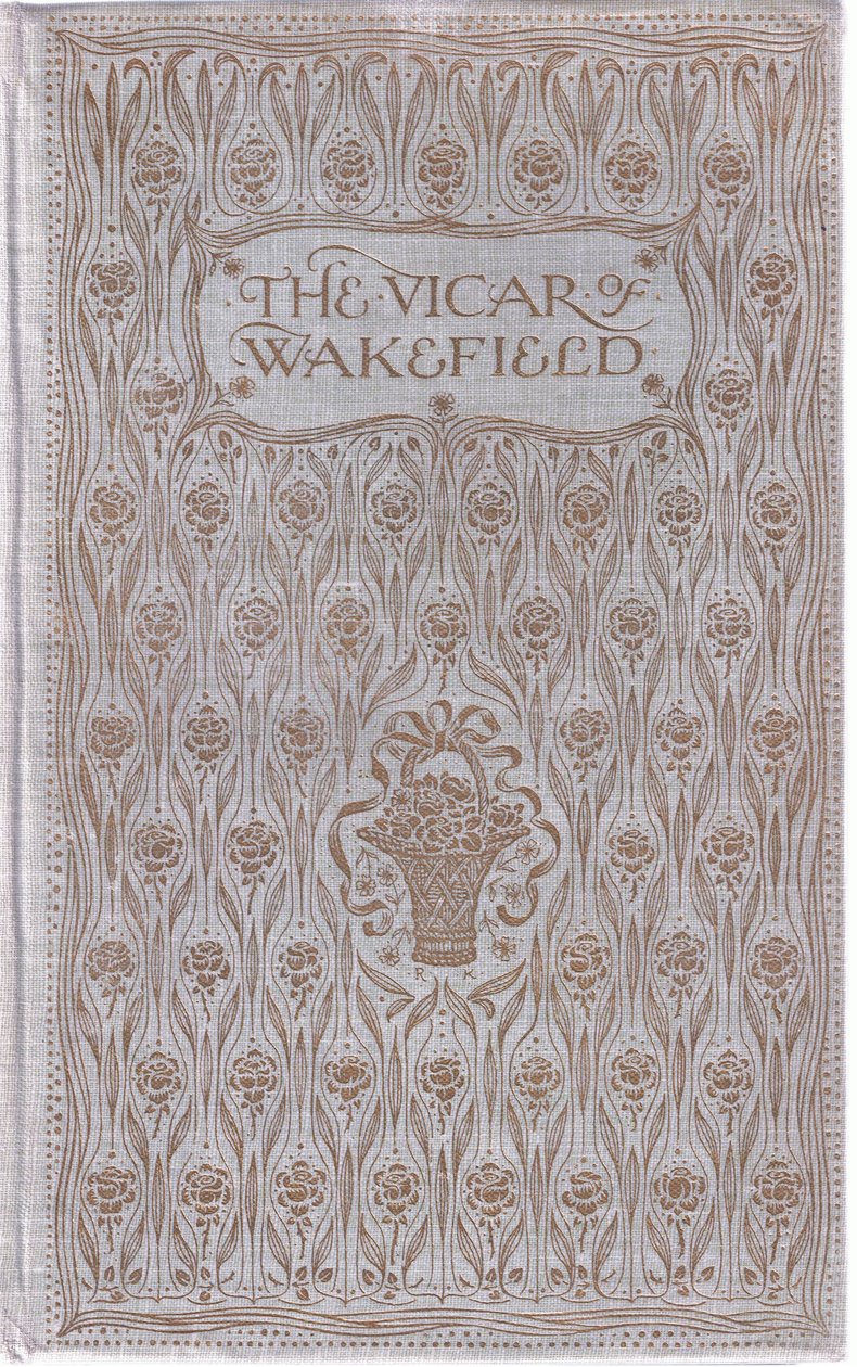 Capa, do The Vicar of Wakefield, publicado pela JM Dent & Son Ltd, década de 1920 de Charles Edmund Brock