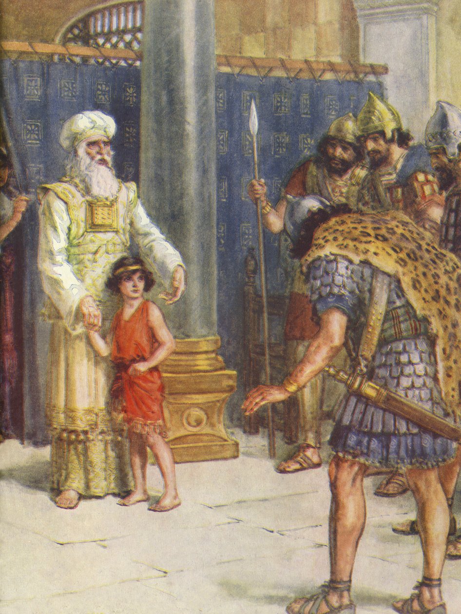 Joiada trouxe Joás de Charles Edmund Brock