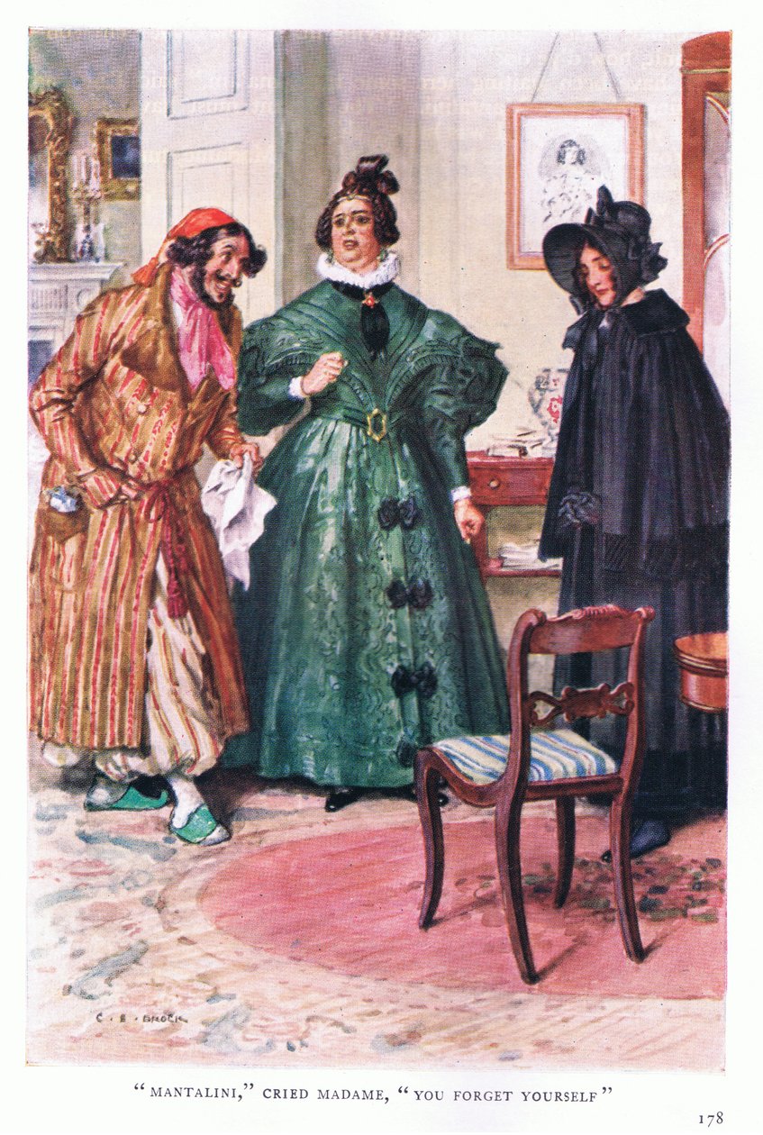 Mantalini chorou madame, você se esquece de Charles Edmund Brock
