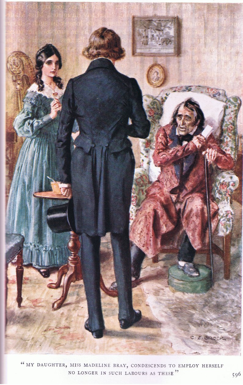 Minha filha, Madeline Bray, condescende em não empregar mais em trabalhos como esses de Charles Edmund Brock