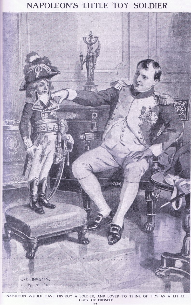 Soldado de brinquedo de Napoleão de Charles Edmund Brock