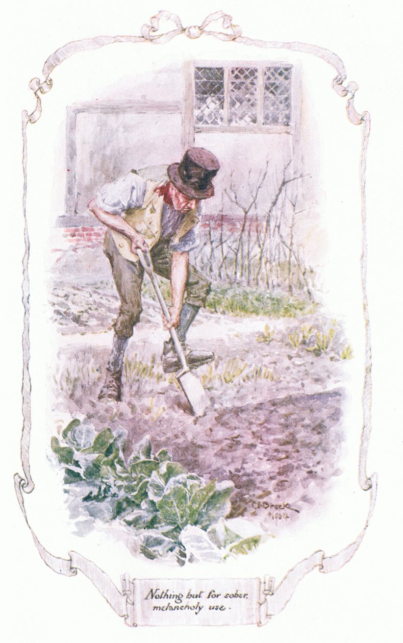 Nada além de um uso sóbrio e melancólico de Charles Edmund Brock