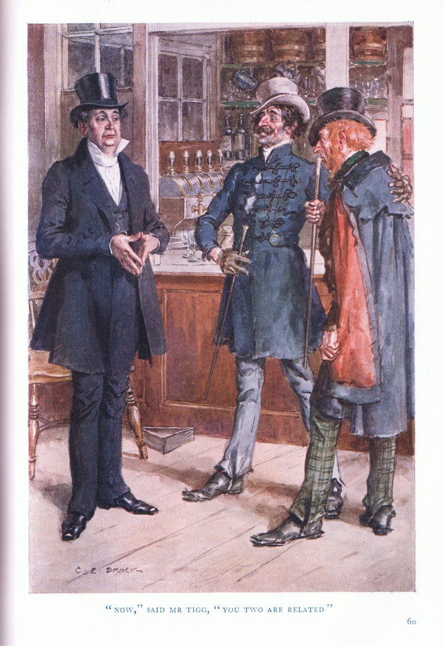 Agora disse o Sr. Tigg, vocês dois estão relacionados. de Charles Edmund Brock