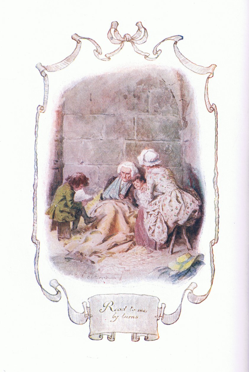 Leia-me, por turnos, do Vigário de Wakefield publicado pela JM Dent & Son Ltd, década de 1920 de Charles Edmund Brock