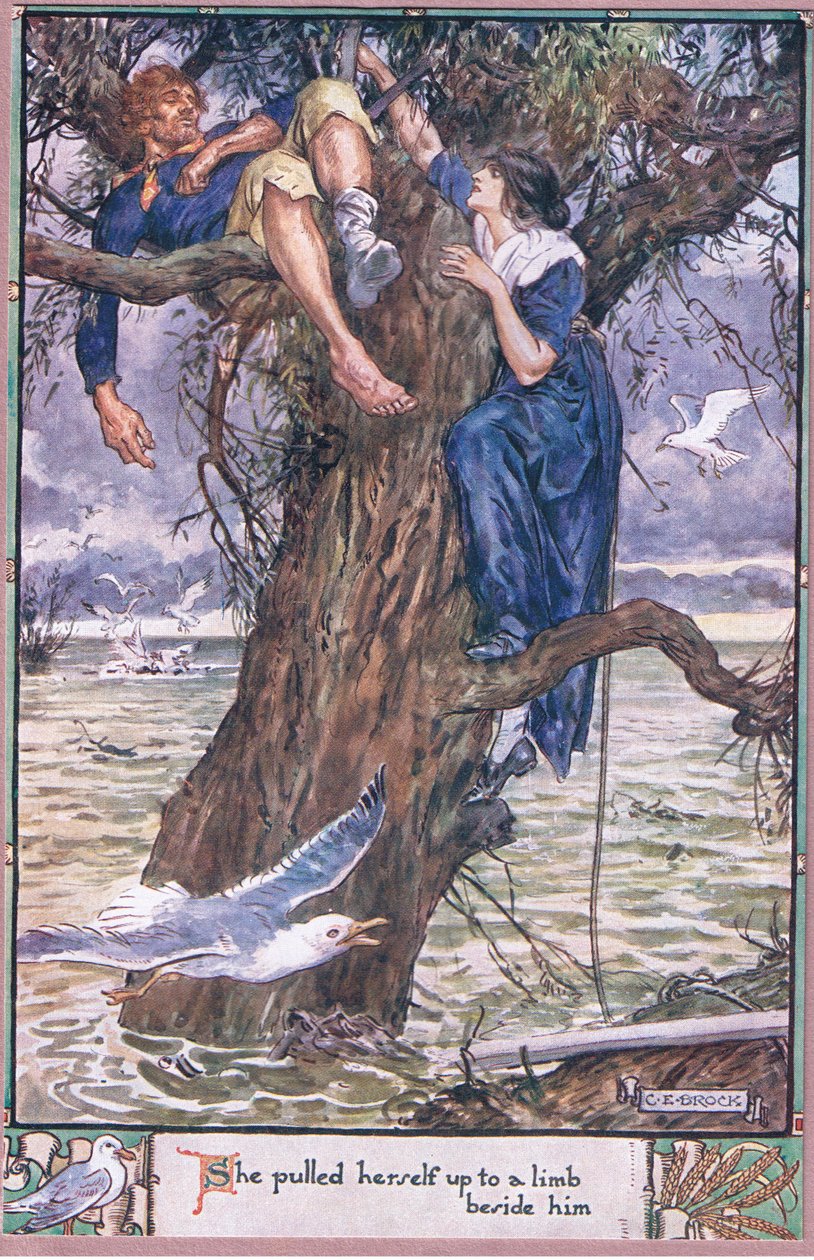 Ela puxou-se para um membro ao lado dele. de Charles Edmund Brock