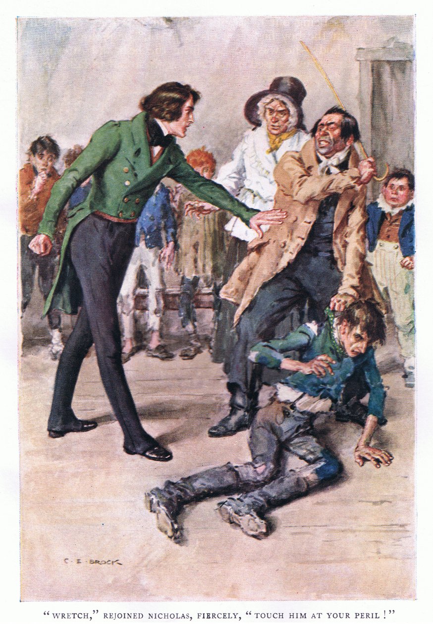 Miserável, juntou-se a Nicholas ferozmente, toque-o novamente por sua conta e risco! de Charles Edmund Brock
