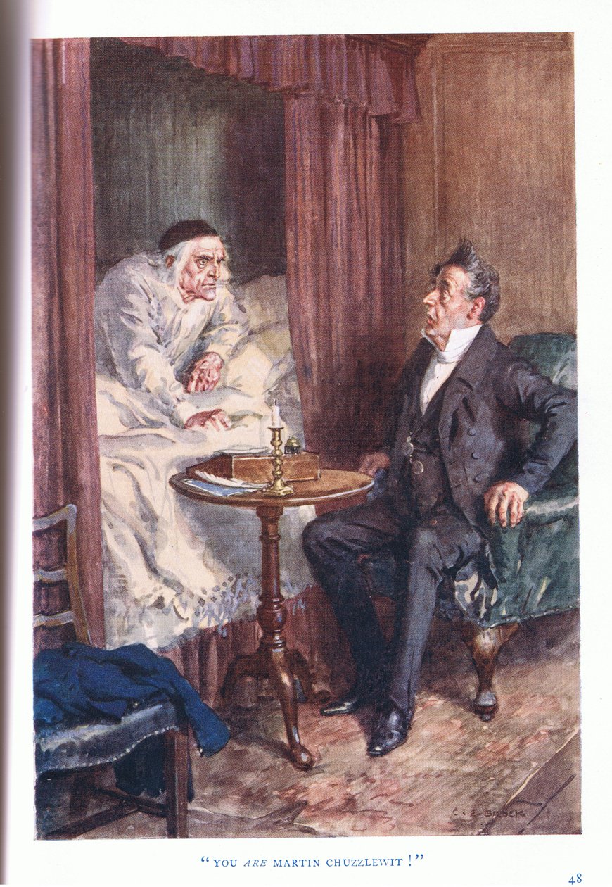Você é o Martin Chuzzlewit! de Charles Edmund Brock