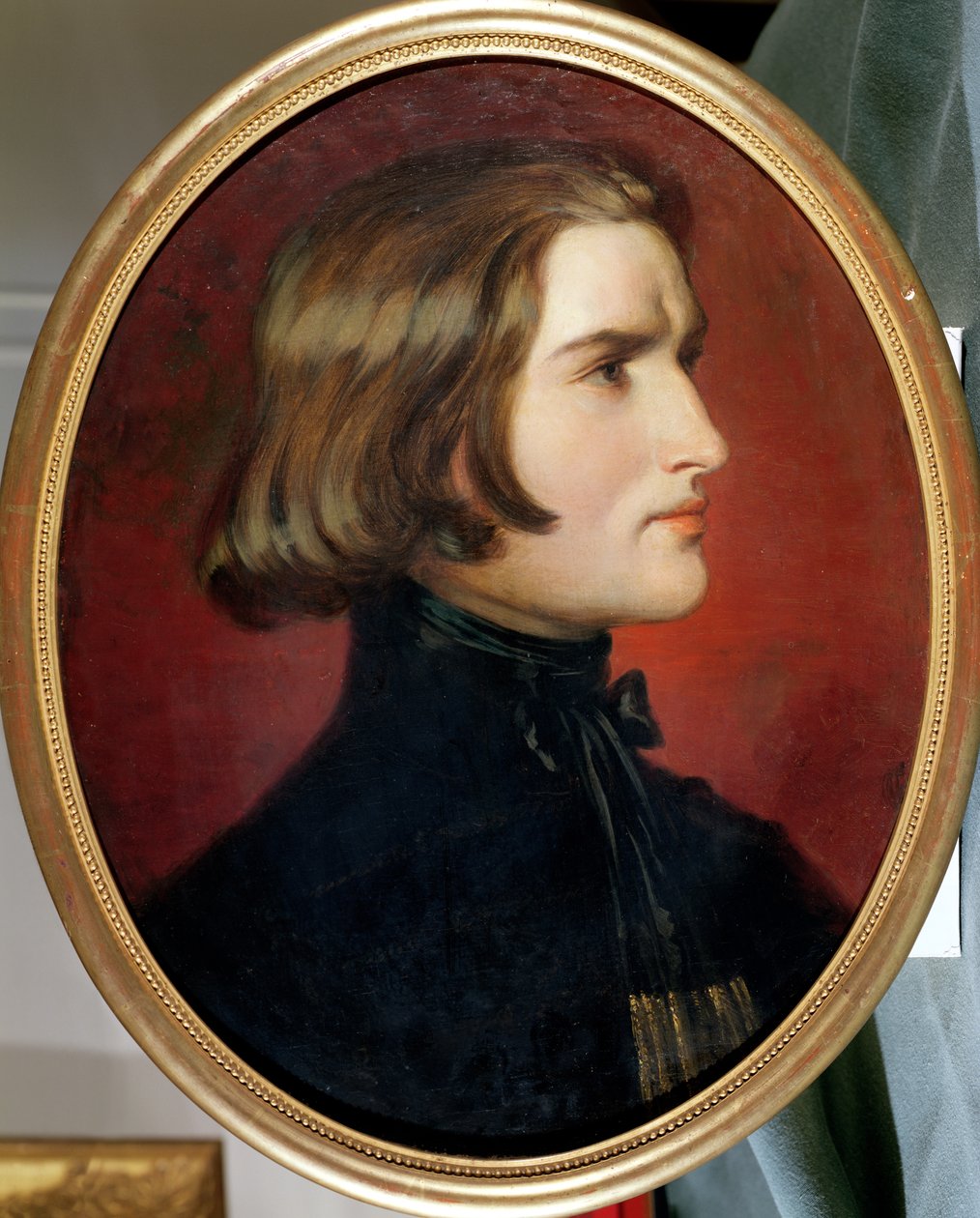 Retrato de Franz Liszt (1811-1886) 1838 de Charles Edouard Boutibonne