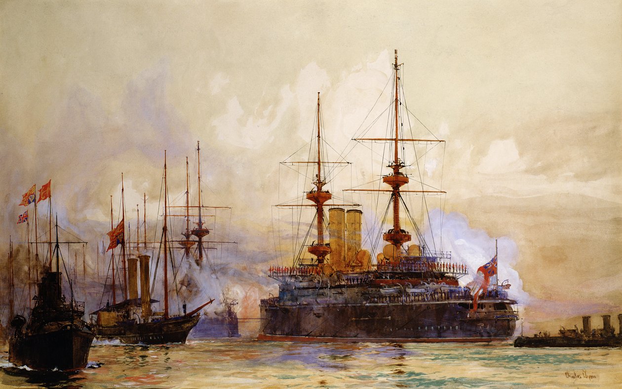O Cortejo Fúnebre da Rainha Vitória de Charles Edward Dixon